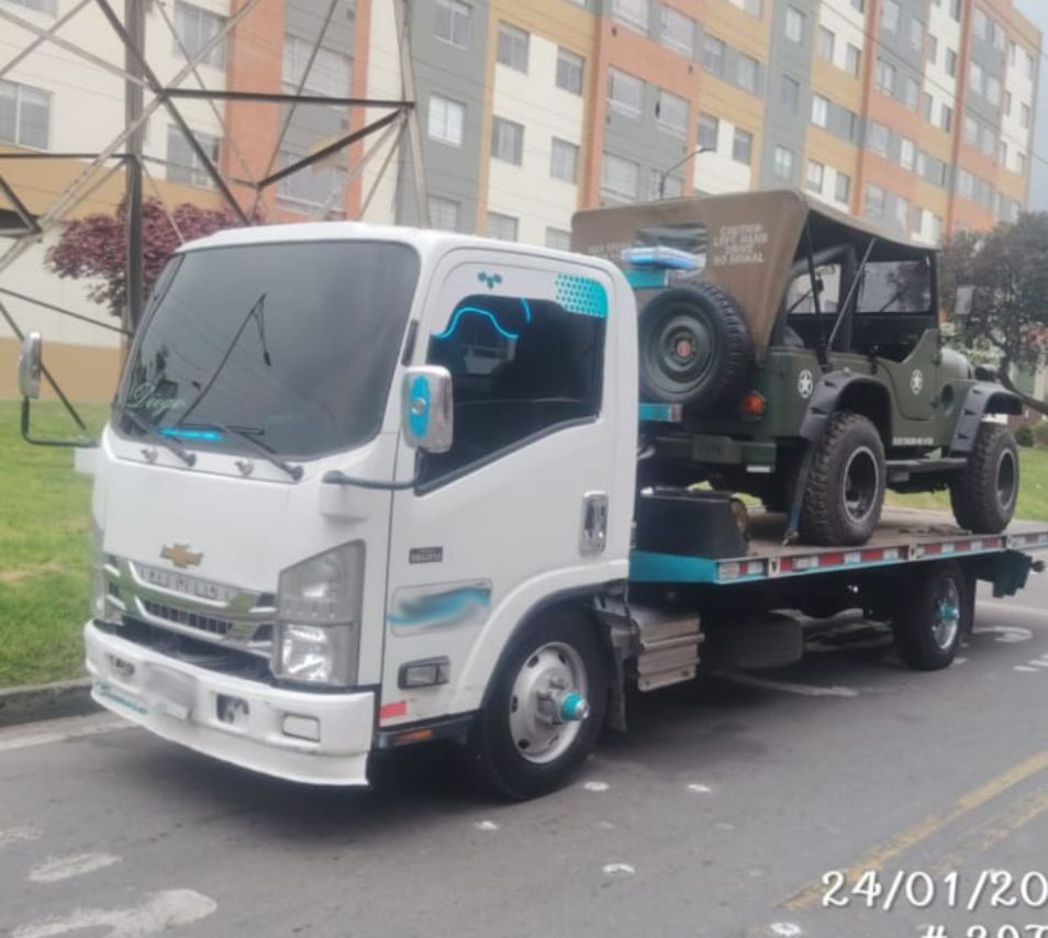 gruas a domicilio en bogota